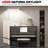 Honeywell 77" Dimmable LED Floor Lamp with 8000 Lumens, Adjustable Brightness 4000K Natural Daylight Reading Floor Lamp