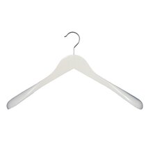 White Wood Hangers 25-Pack