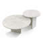 Table basse ronde en marbre 2 pièces pour salon-1266367675