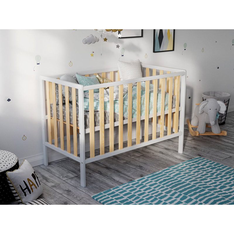 Krumm Cot Bed, White/Pine
