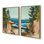 Seacliff Whispers, ensemble de 2 pièces encadrées sur papier par Azure Artisanal Studio