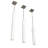 Montant 3 - Light Nickel LED Kitchen Island Pendant