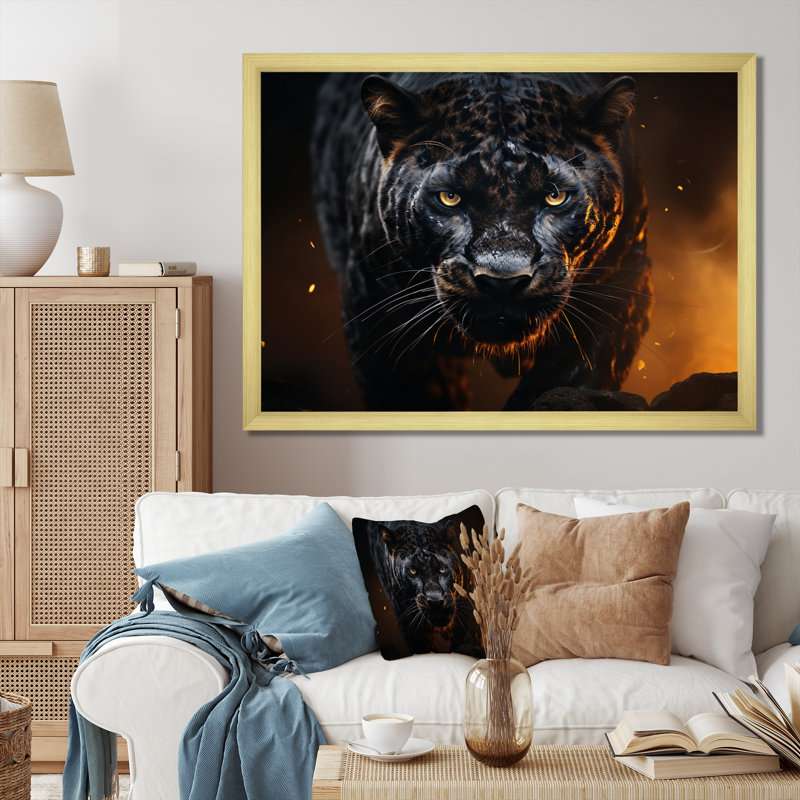Dunnam sur toile, Cadre doré à une seule photo, H 16 po x l 32 po x P 1 po
