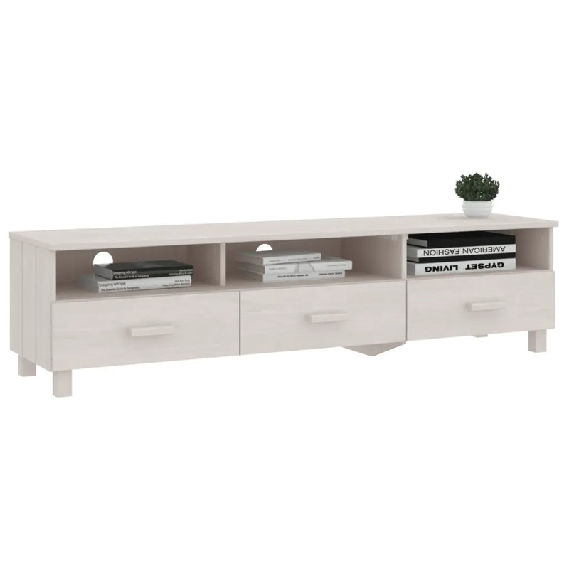 Hayaa TV Stand for TVs up to 70", White