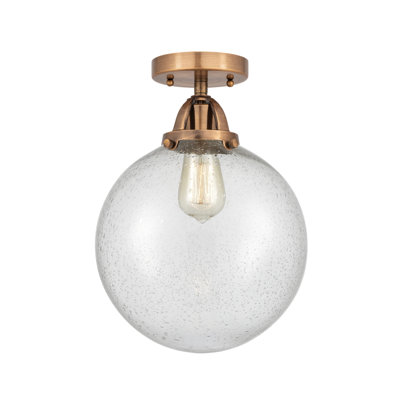 Glass Semi Flush Mount