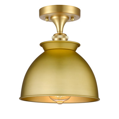 Plafonnier semi-encastré 1 lumière 8,5 po Erastus