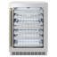 ZLINE Autograph 24 in. Touchstone Dual Zone Wine Cooler with Steel Glass Door & Nickel Helix Handle-274332423