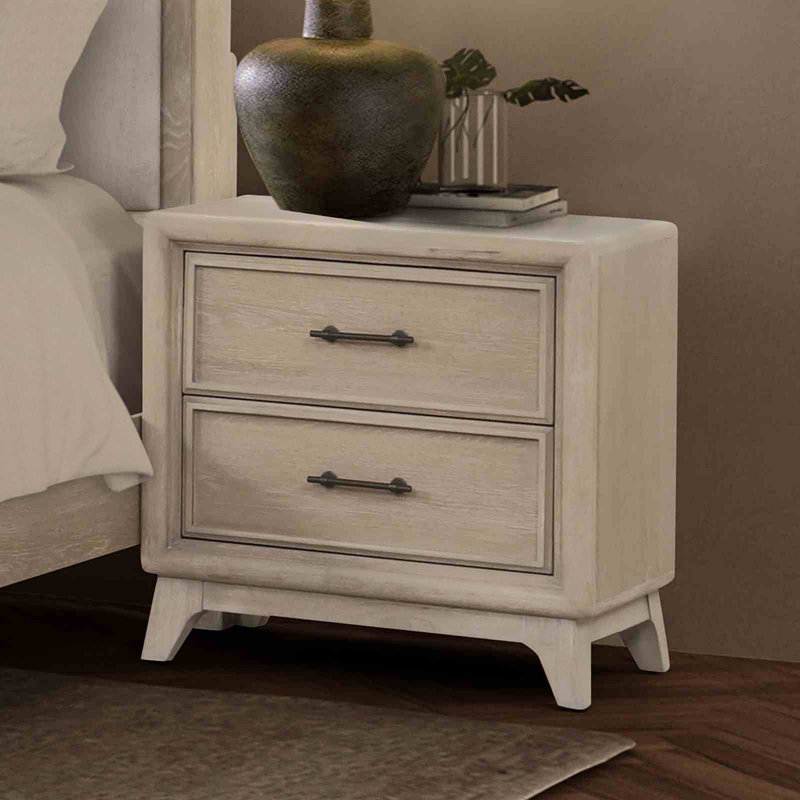 Table de chevet style transitionnel 1pc
