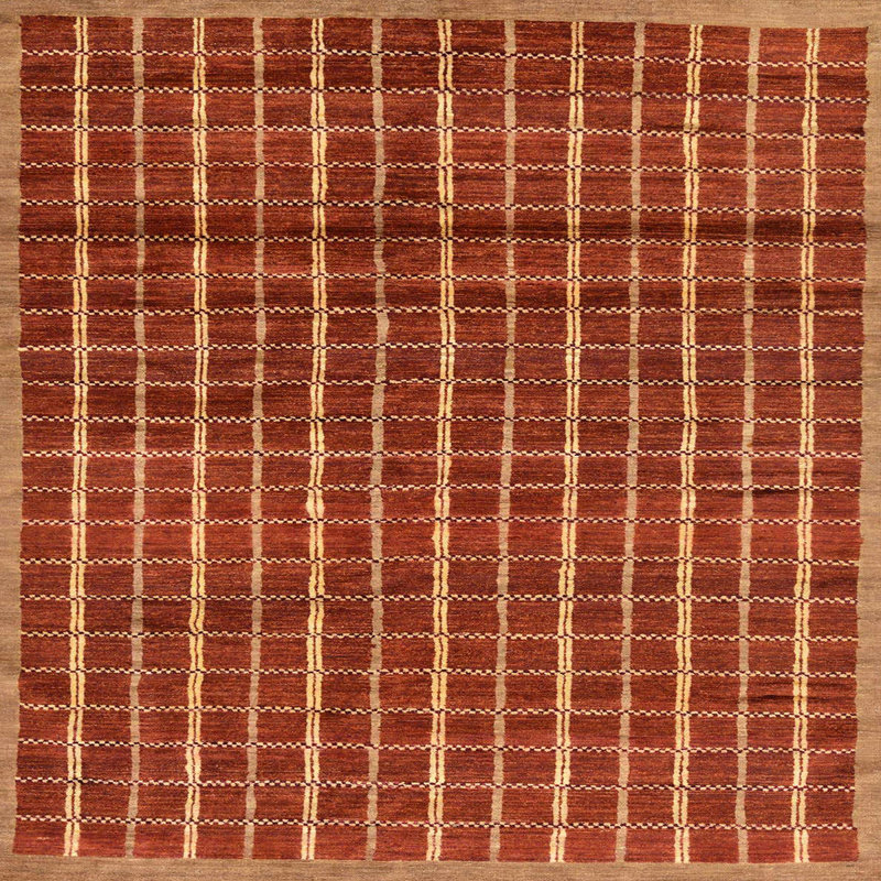 Tapis abstrait moderne 8, Carré 5 pi