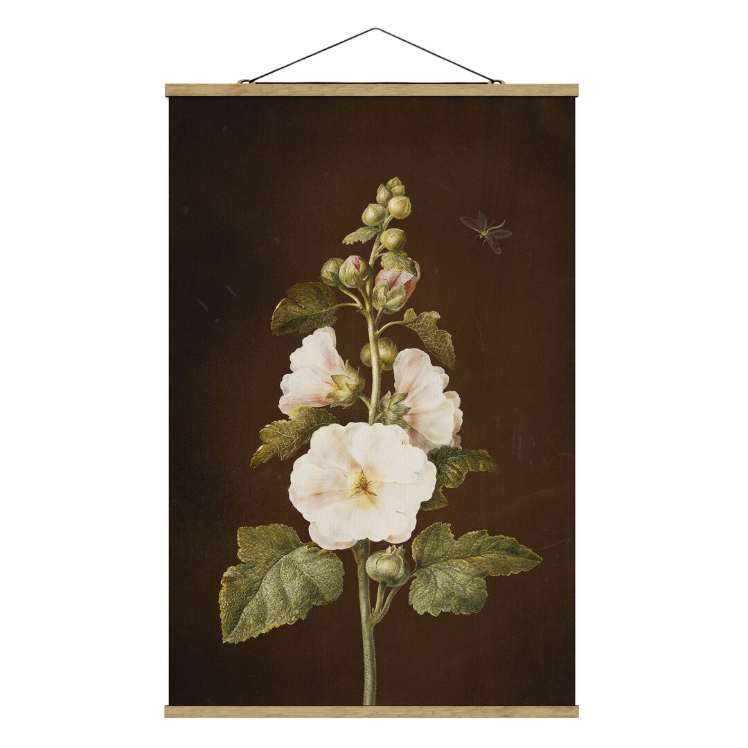 Wandbild Hollyhock von Barbara Regina Dietzsch