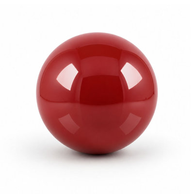 4390 3"D Poppy Red Enamel Sphere