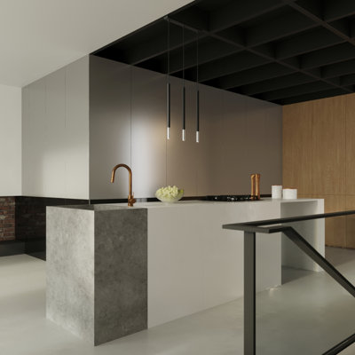 Robbinsdale 1 - Light Black Cylinder Pendant