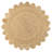 Adwin Boho Jute Scalloped Circle Natural Rug-322321597