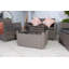 Faro Grey 4 Seater Conversation Set