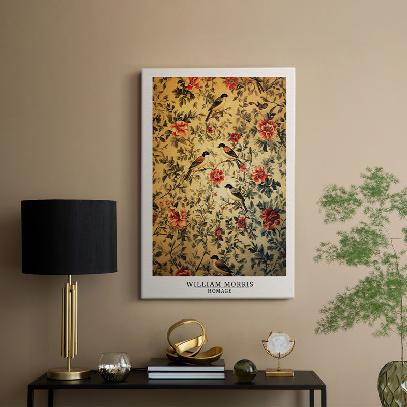 Wm Morris Series CLIII - Cavas enveloppés de galerie, H 18 po x l 12 po