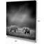 «2 African Elephant in Dark Artwork», reproduction d'impression sur toile tendue-29496723