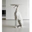 Table d'appoint en résine avec plateau Greyhound Sculpture