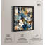«Tealblue floral I», impression décorative avec boîte-cadre par Art Remedy-120005166-120005171