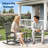HDPE Rocking Chair Outdoor- Poly High Back Porch Rocker Chairs, All Weather Resistant Furniture-775146070