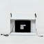 Russel Lark Manor Electric Fireplace with LED Storage Shelf-754665985