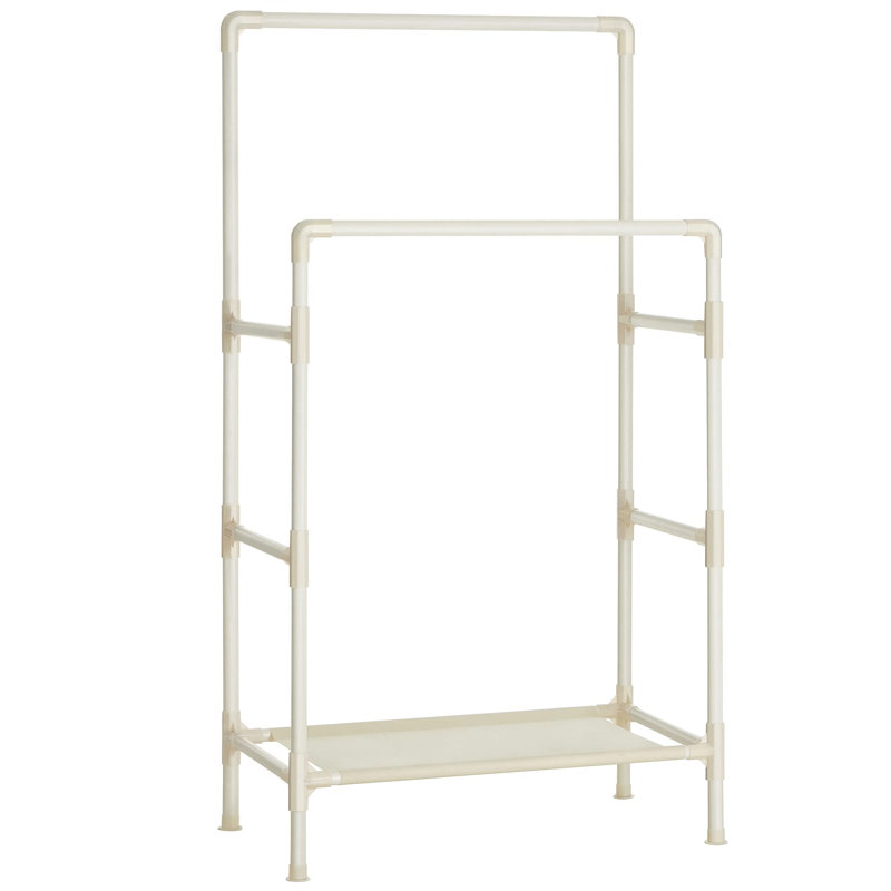 Meachum 83cm Clothing Rack, White