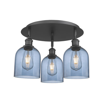 Odaniel Glass Semi Flush Mount