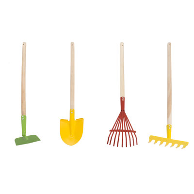 Kids Gardening Set Including 4 Pieces of Mini Garden Tools
