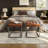 Bhorelal Faux Leather Ottoman