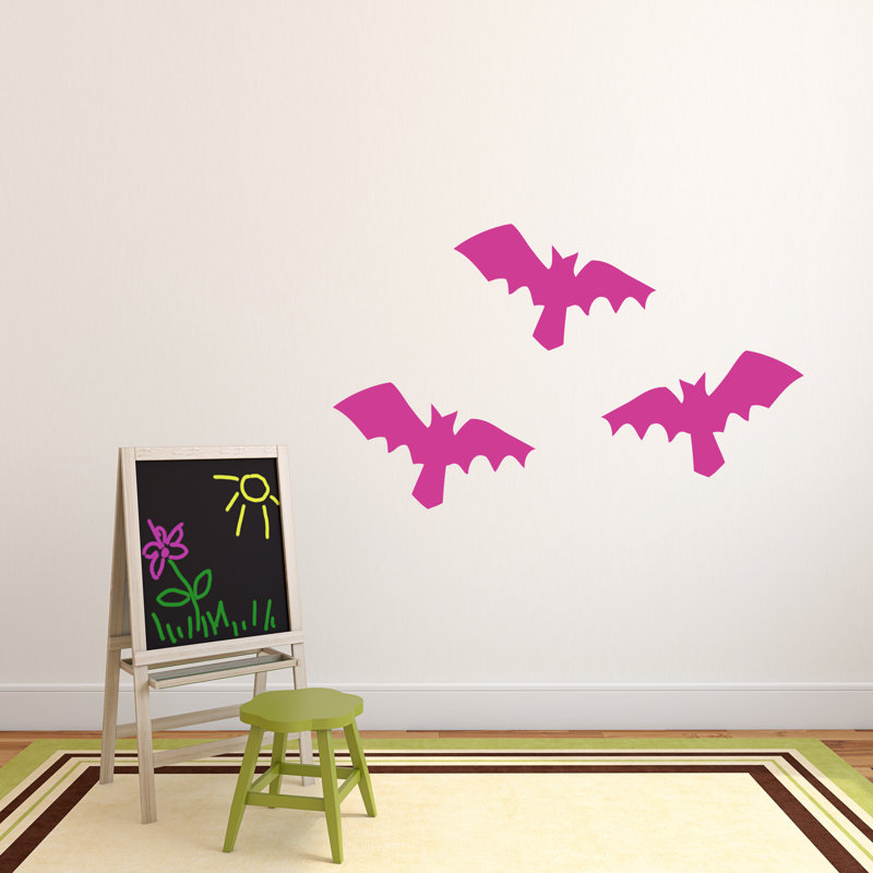 Décalcomanie murale pour les roussettes, Rose