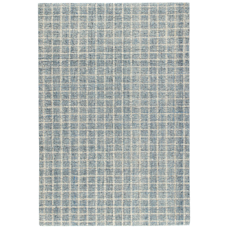Conall Slate Hand Micro Hooked Wool Rug, Rectangle 2' x 3'