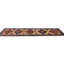 One-of-a-Kind Cream Geometric Tribal 2'5X9'5 Oriental Area Rug