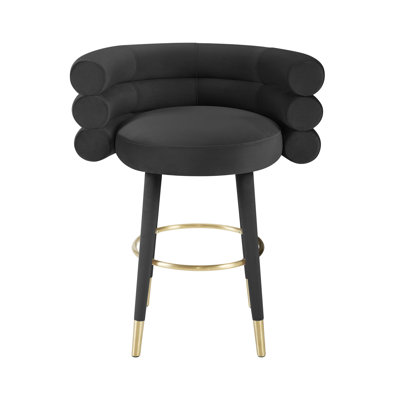 Hallatrow Upholstered Counter Stool