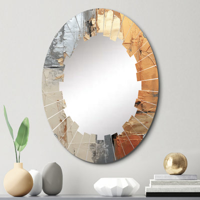 Fitzalen - Miroir mural moderne ovale