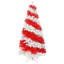 Arbre de Noël artificiel Candy Cane - 300 lumières DEL, 900 branches flexibles | Décoration de Noël créative