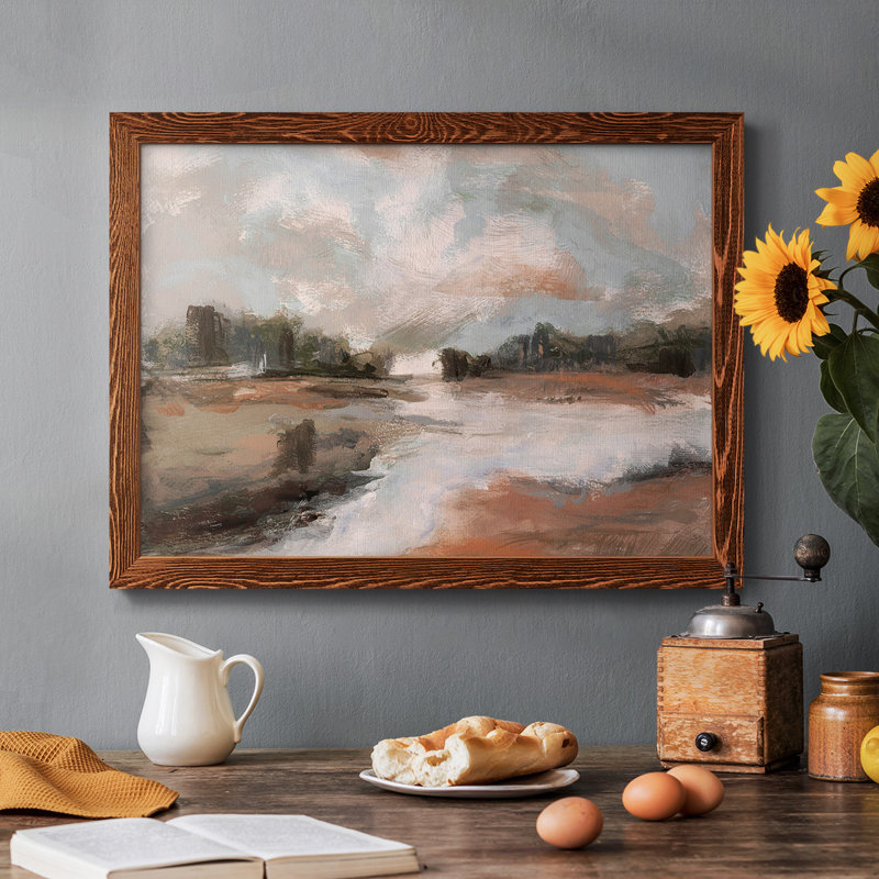 South Pond, reproduction d'art sur toile encadrée, Érable, H 26 po x l 38 po x P 1,5 po