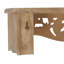 Ensemble de 3 tablettes murales en bois crème sculptées à volutes sculptées 19 po, 24 po, l 28 po