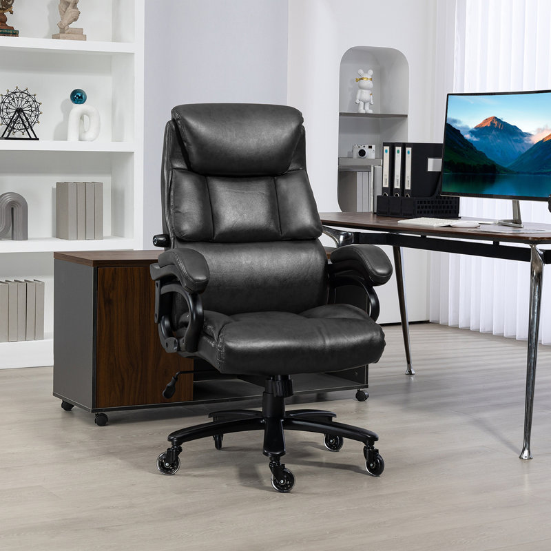 Chaise de bureau Marlynda, Noir