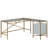 L-Shaped Desk, White Finish