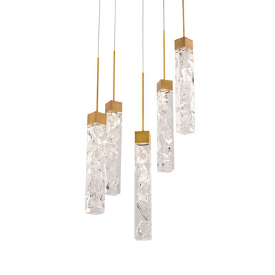 Minx Cluster LED Lights Round Pendant