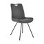 Chaise d'appoint rembourrée en métal Preston (ensemble de 2)-1637125649