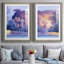 Magnifique ciel I - ensemble de 2 reproductions d'art sur papier encadré-635599897-635599902