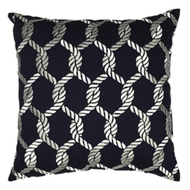 Nautical Geometric Throw Pillow
