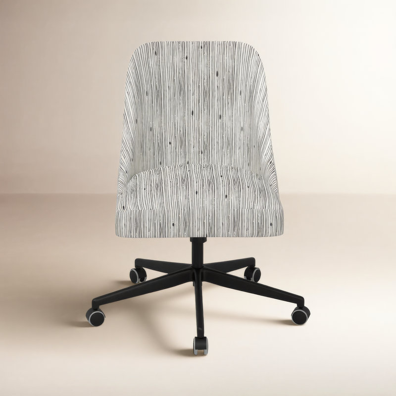 Manda Office Task Chair, Shibori Stripe Ink