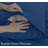 RUVANTI 100% Cotton Flannel Sheets Split King Size - 5 Piece Warm, Soft & Breathable, Deep Pocket, Double Brushed Cozy All Season Bedding Set, Dark Blue-135290092-135290110