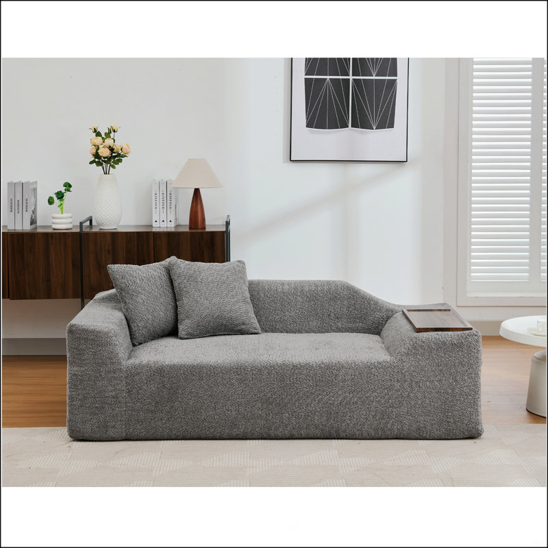 Ensemble de canapé 2 pièces Boucle Cloud, Gris