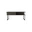 Table basse à plateau relevable Juvve, une tablette, espresso carbone