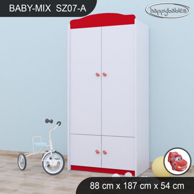 Baby 4 Door Wardrobe