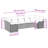 vidaXL Garden Sofa Set Brown Poly Rattan-1192280566