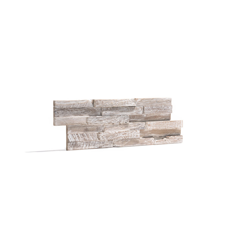 UltraWood Teak White Wash Jointless Z-shape Interlocking
