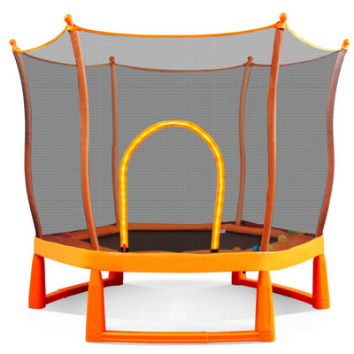 Trampoline pour tout-petits avec filet de sécurité et balles